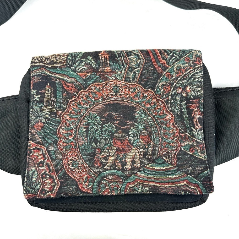 Wild West Maruca Belt Bag Fanny Pack Elephant India Travel Purse - Picture 2 of 8